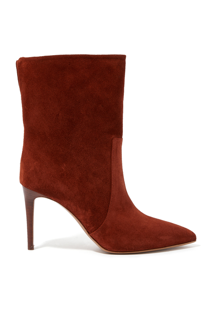Suede Slouchy Ankle 85 Boots